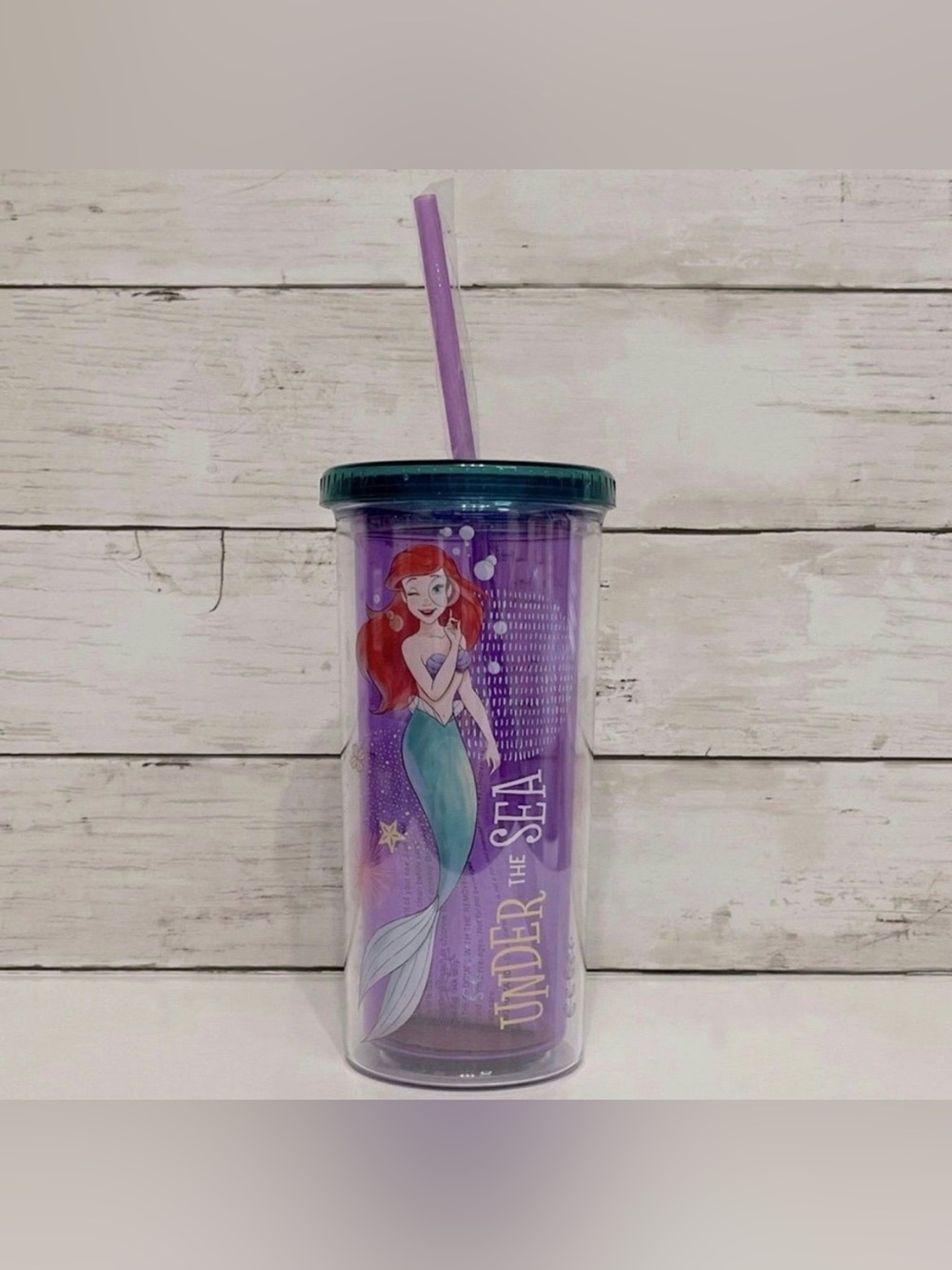 NWT Disney Princess Ariel 20 oz Travel Tumbler